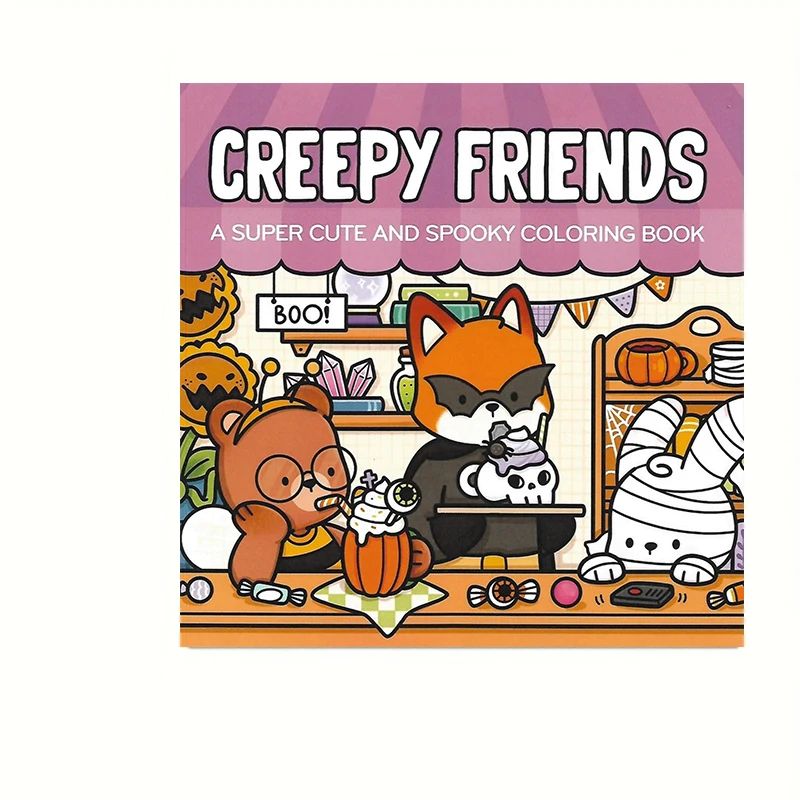 28-pagina's Cat's Daily Life kleurboek voor volwassenen |   Kleurboek, tekenbenodigdheden voor Kerstmis, Thanksgiving