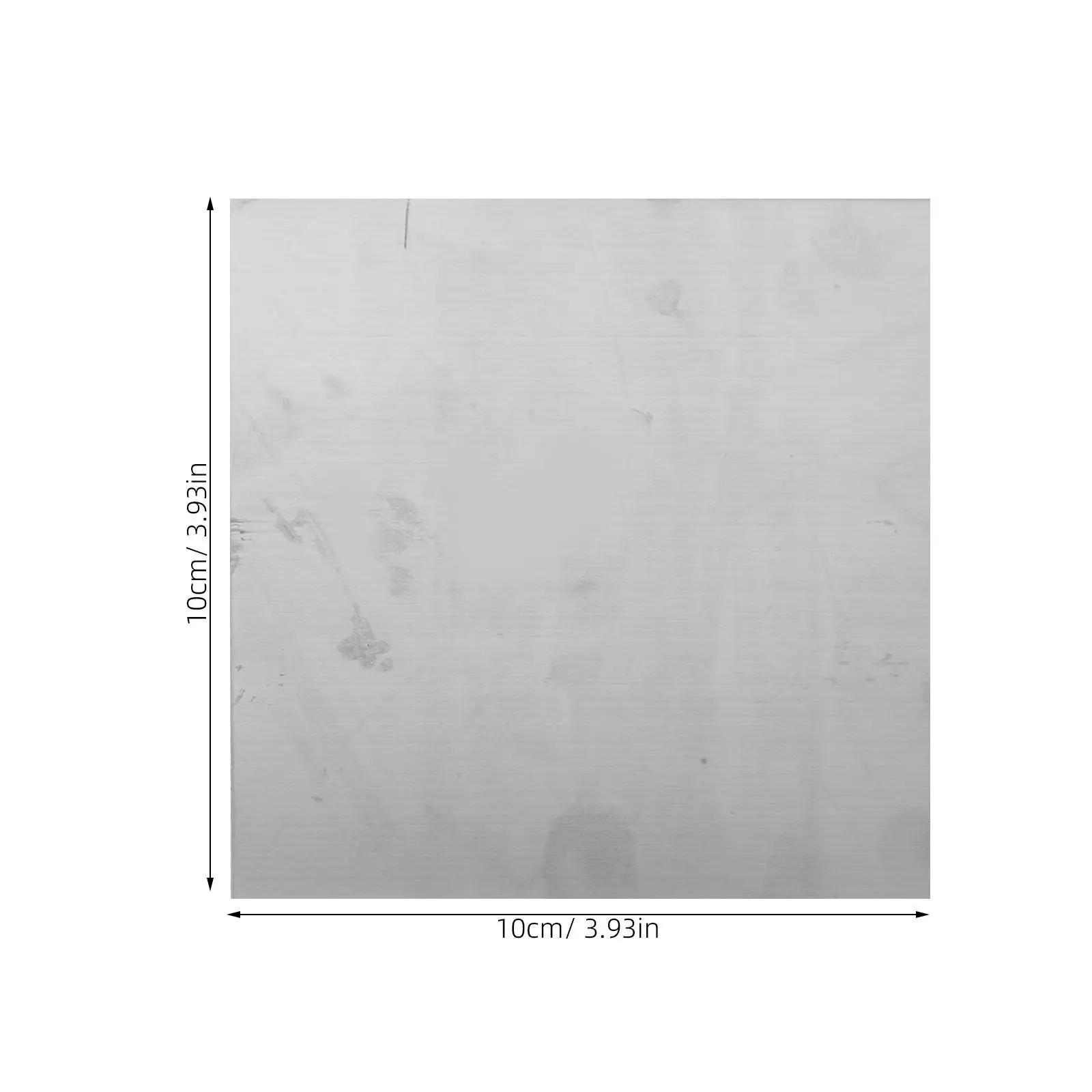 2Pcs Stainless Steel Sheet Flat Stock 100x100x2mm Square Plate for Fabrication Repair Metalworking Projects