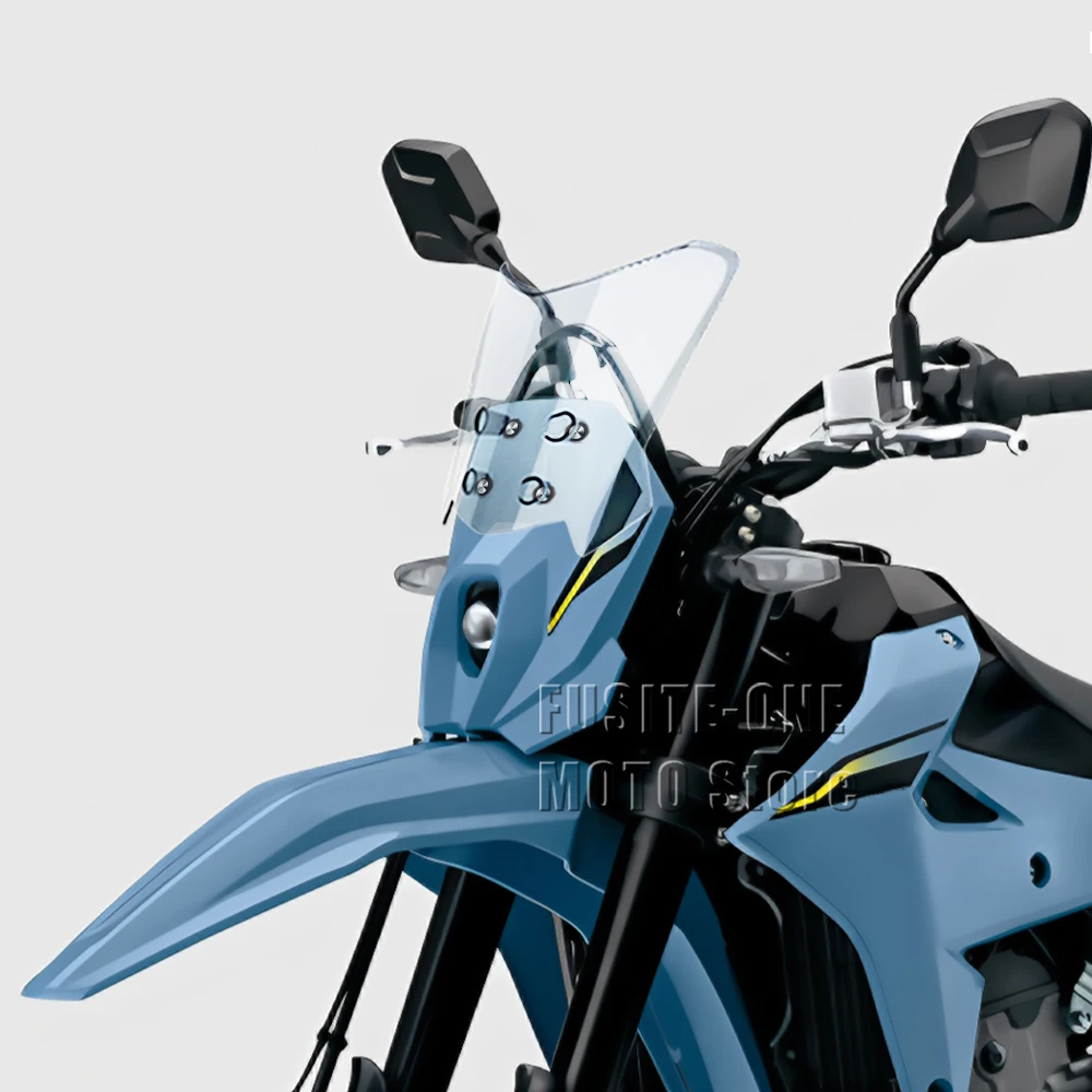 For suzuki DR-Z4SM 2025 motorcycle adventure windshield extension style Windscreen Wind Deflector Screen