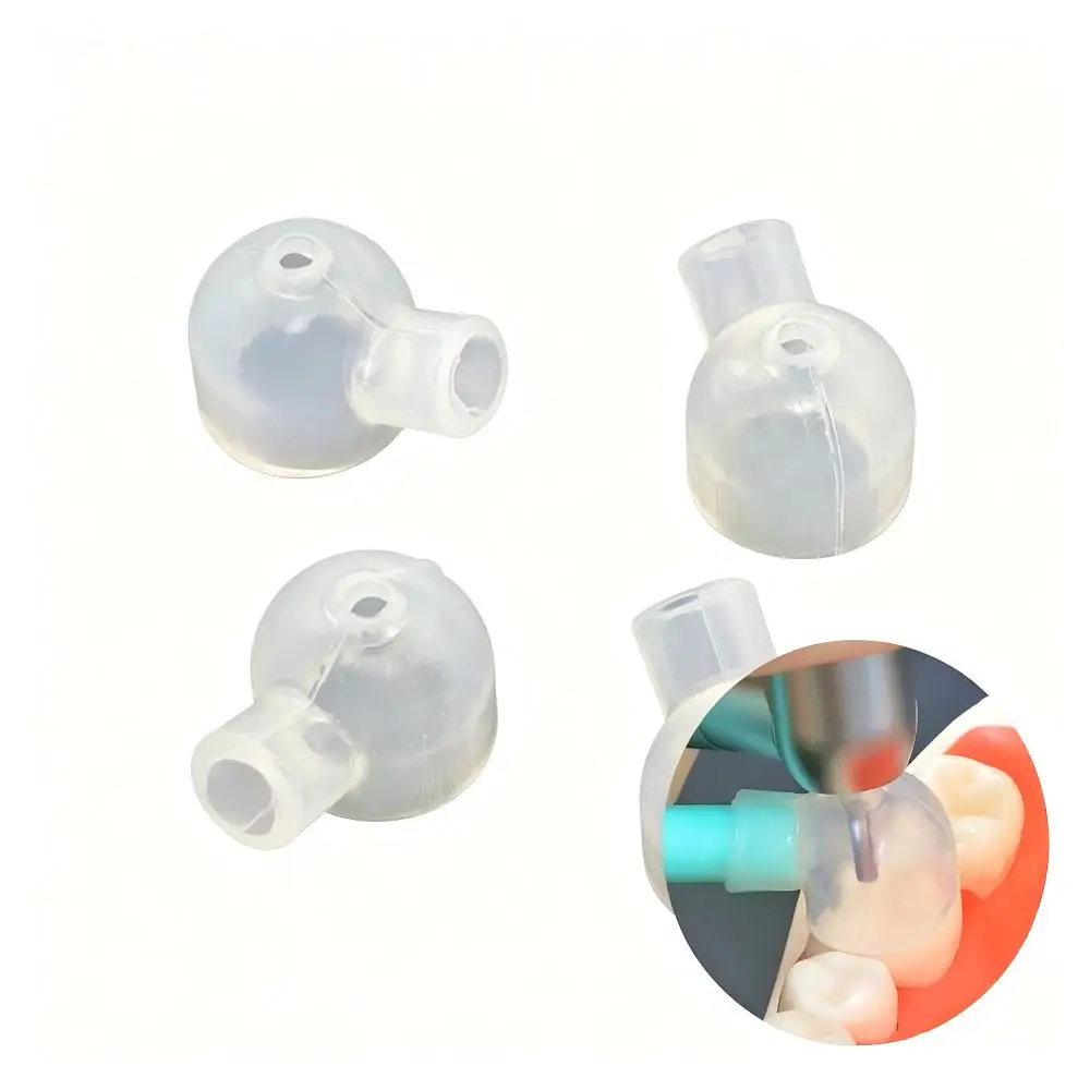2Pcs/Box Dental Sandblasting Machine Tiny Cover Silicone Dust Proof Protective Cap Autoclavable Dental Lab Accessory