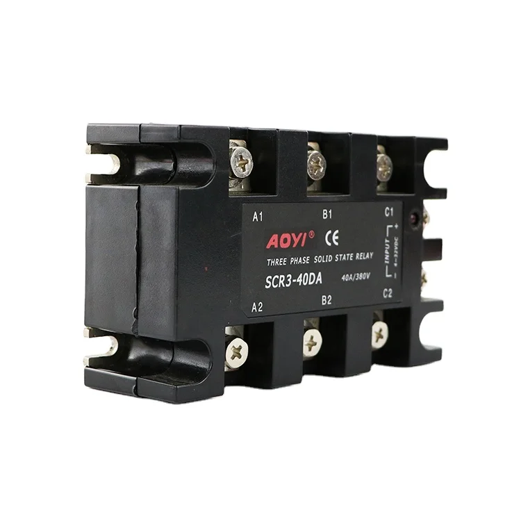 

Сертифицированный CE трехфазный твердотельный переключатель переменного тока 60 А, модуль регулятора напряжения SCR3-60DA