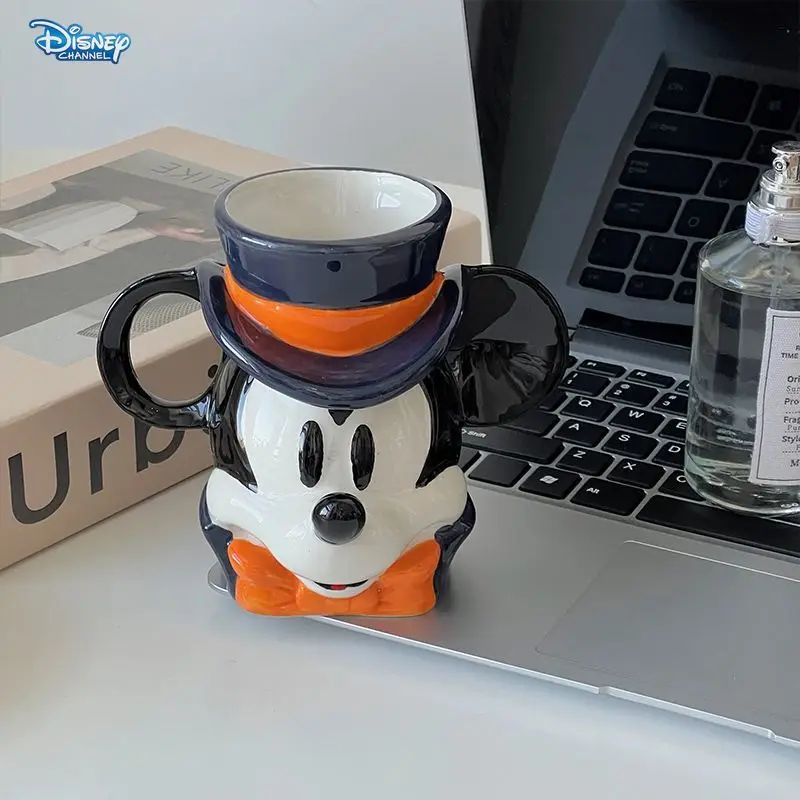 

Disney Mickey Mouse Mickey Vampire Dress Shape Mickey Ceramic Mug Fun Creative Cartoon Mug Office Coffee Mug Holiday Gift