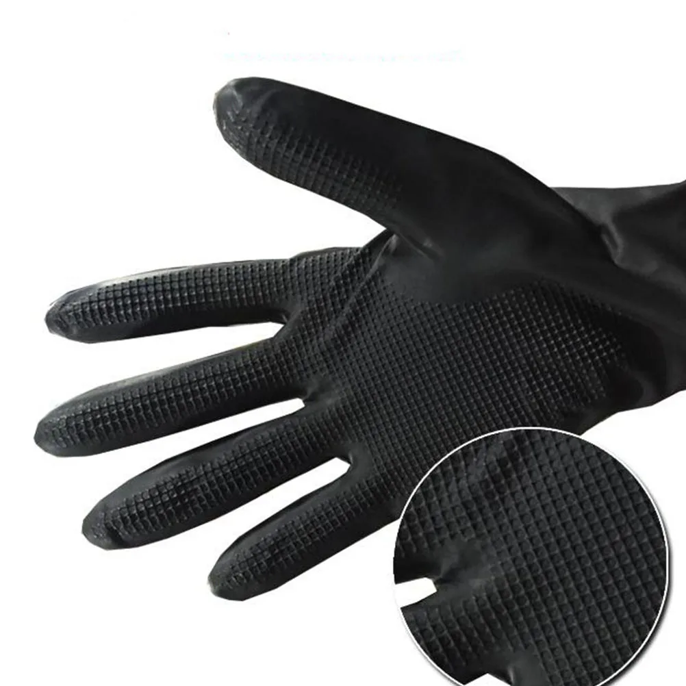 

5Pairs Non-Slip Barber Gloves Durable Hand Protectors for Hair Dyeing Coloring Salon Use Home Cleaning Cooking Tattooing