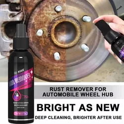 Iron Remover Car Iron Remover Spray for Car Detailing Wheels Metal Cleaner and Conditioner for Car Rust Remover Deep Cleaning