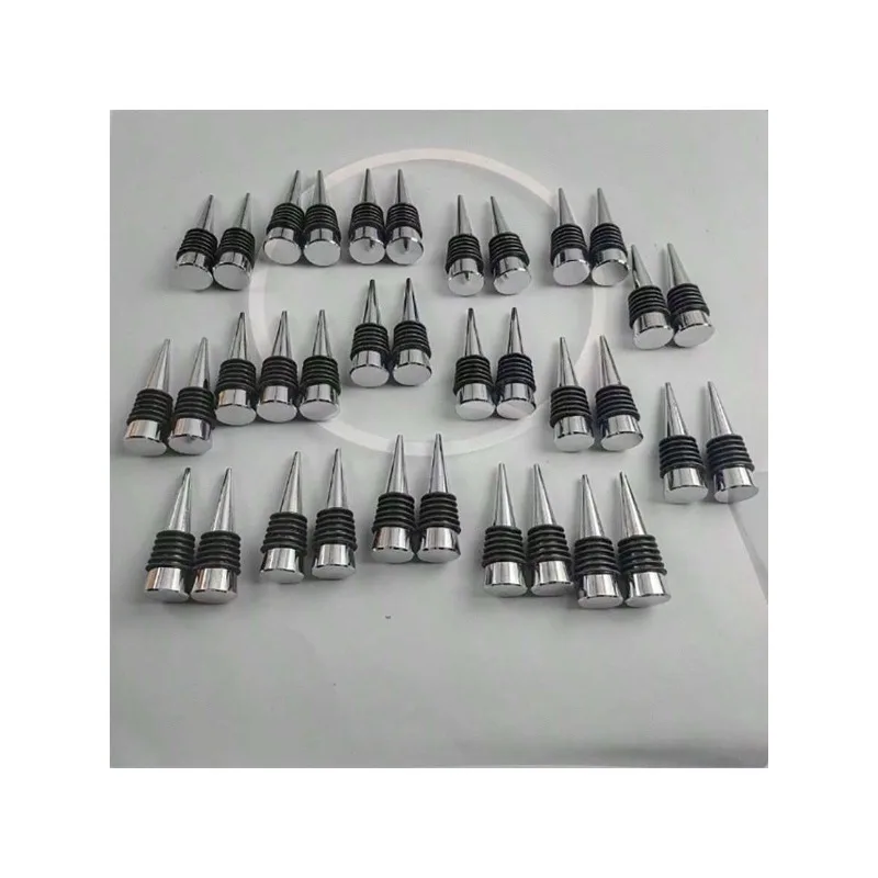 DIY Wine Stopper Stainless Steel Wine Stopper Expanding Beverage Bottle Stopper Metal Bottle Cork, Champagne Bottle Stopper