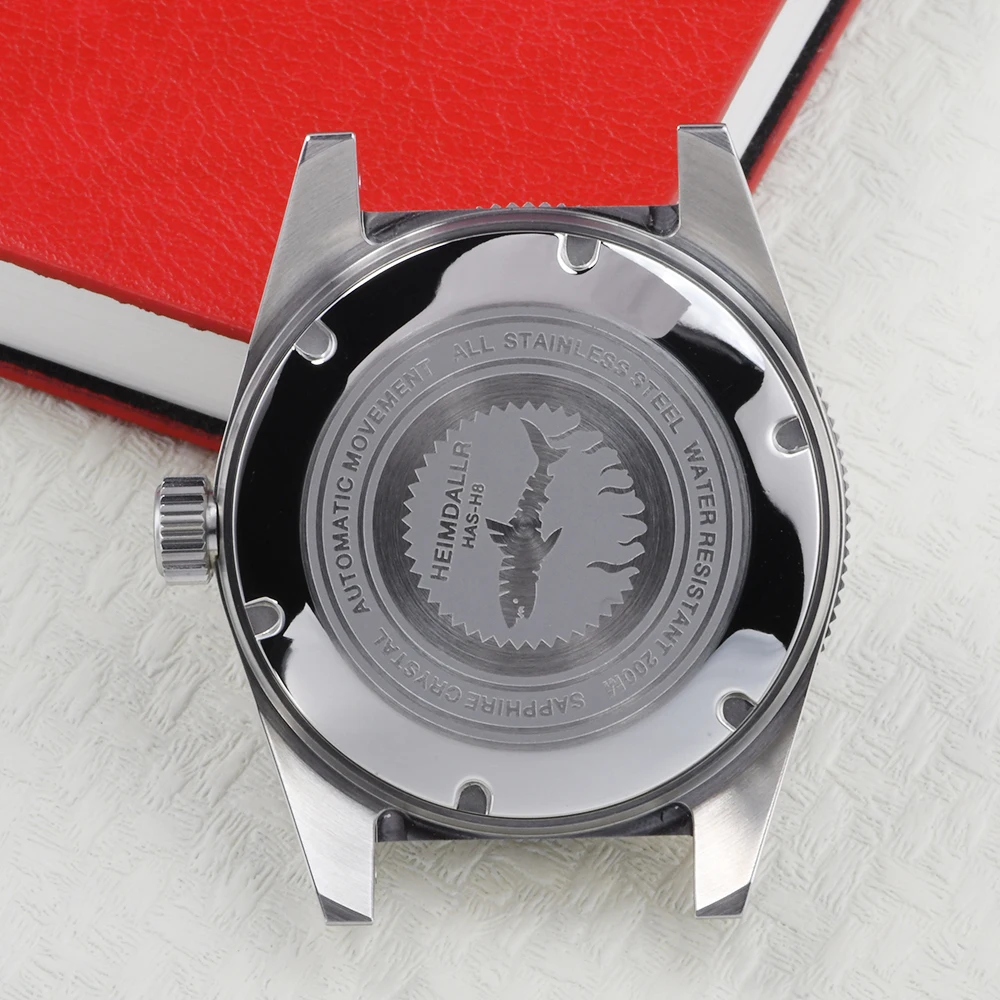 HEIMDALLR Classic 62MAS Case Suitable for NH35/36 Movement 32.5mm Dial Sapphire Bubble Mirror Ceramic Ring