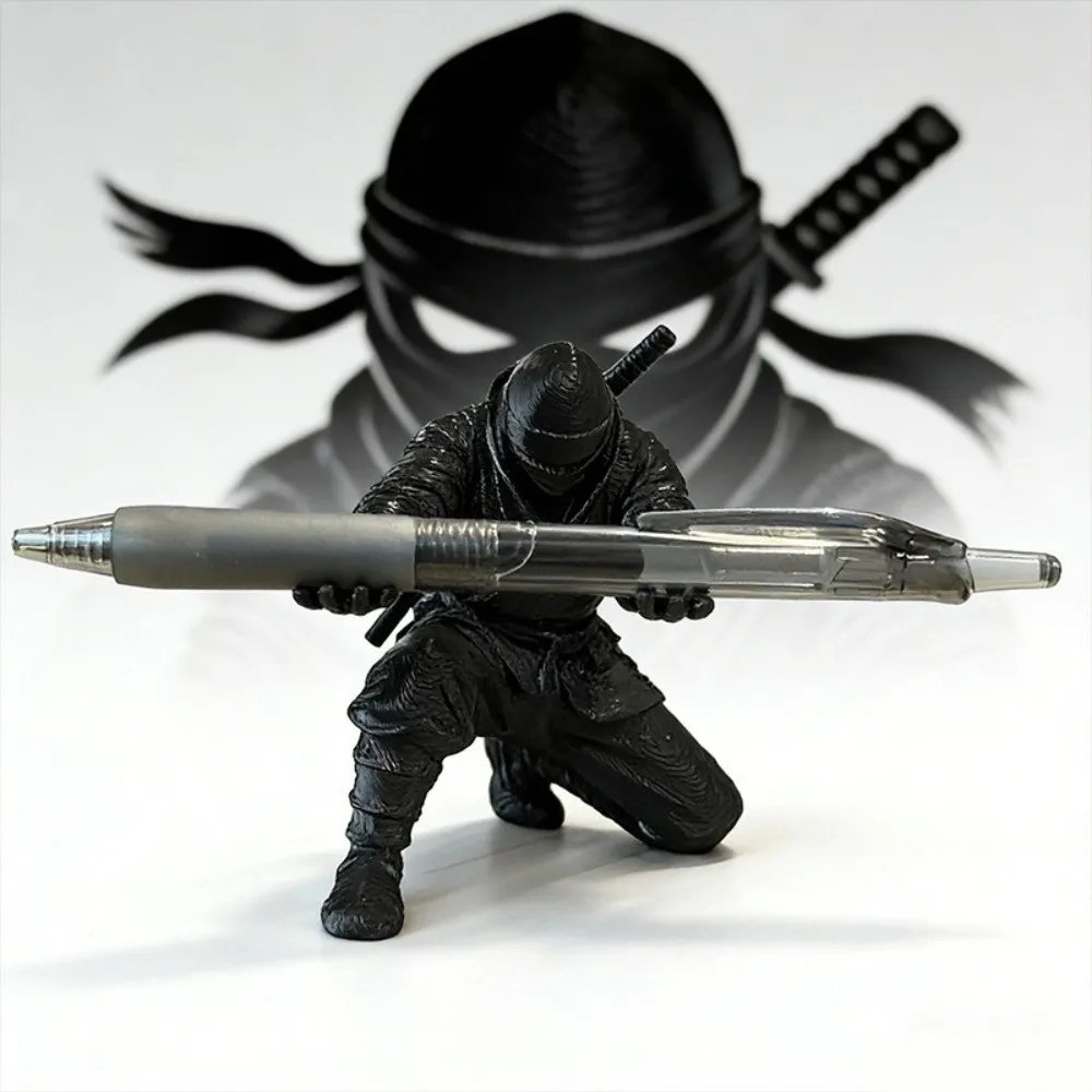 Exquisite Funny Ninja Ornaments Creative Multi-functional Pen Holder Decorations Desktop Accessory Home Decor