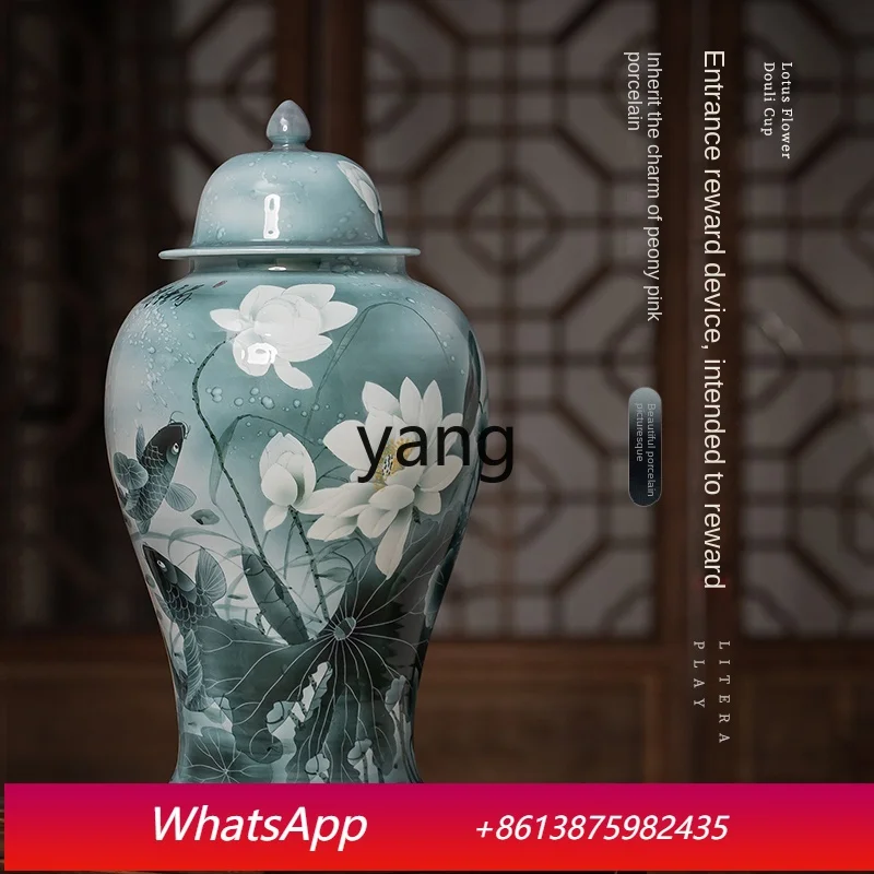 

Ваза CX для цветочных композиций, имитация антиквариата, в китайском стиле, декоративная банка для хранения, украшение для гостиной, прихожей, дома, храма