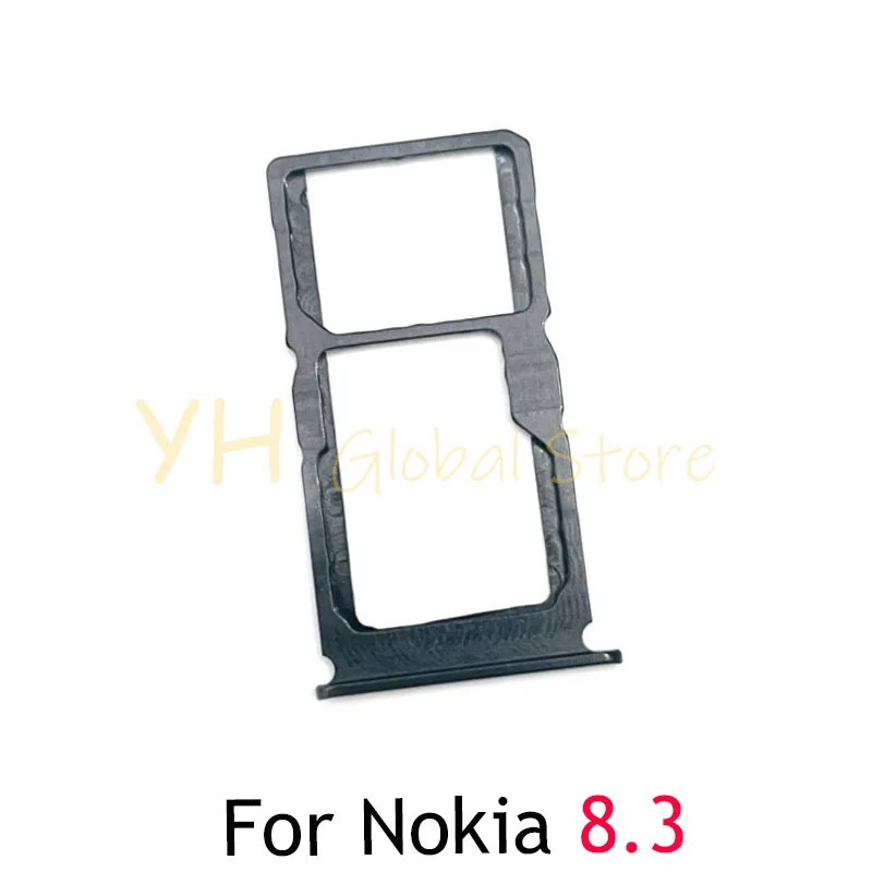 For Nokia 8 8.1 8.3 9 Plus Sim Card Slot Tray Holder Sim Card Reader Socket Repair Parts