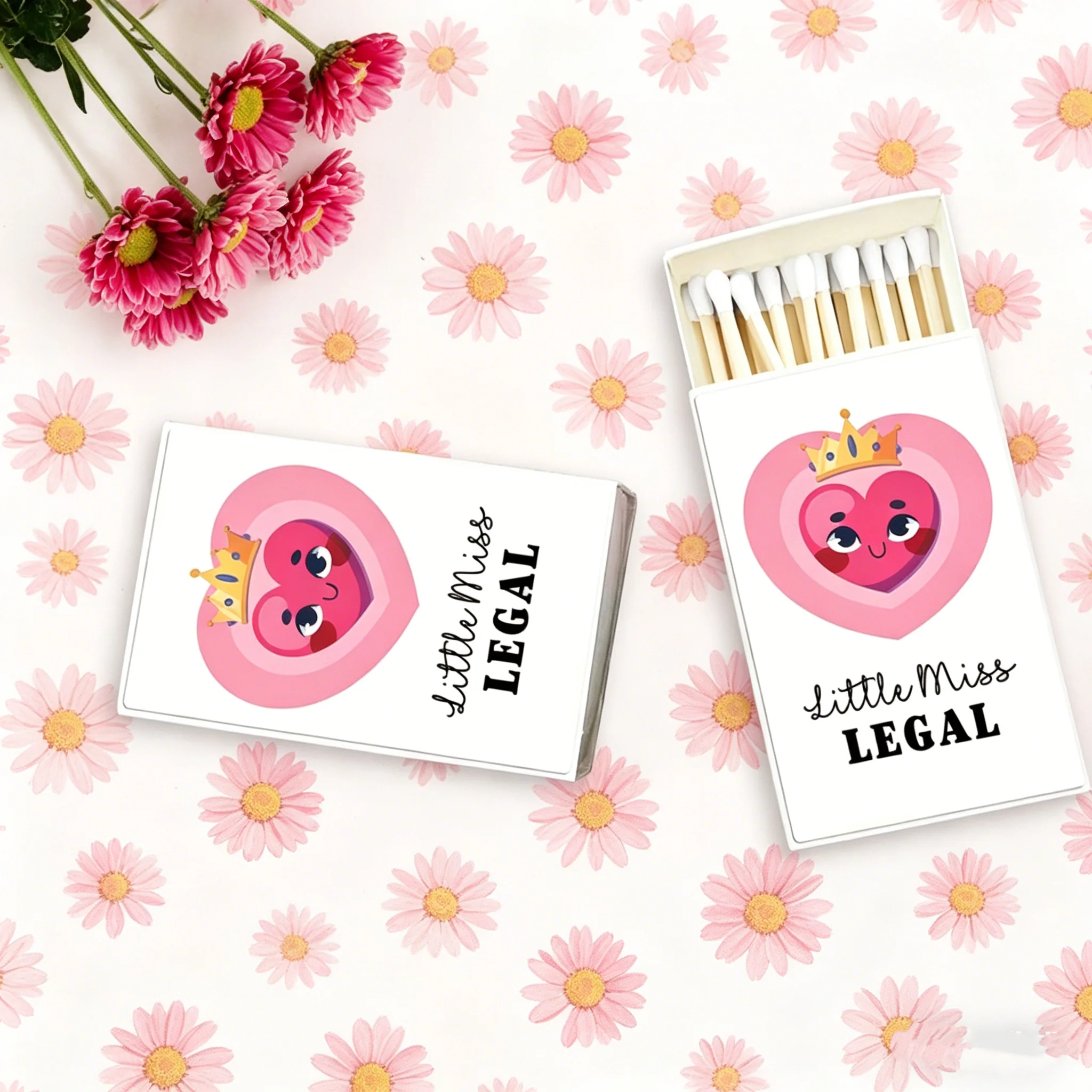 

Персонализированные спичечные коробки для 21-го дня рождения Cute Little Miss, оптовые подарки для вечеринки, сувениры для неё