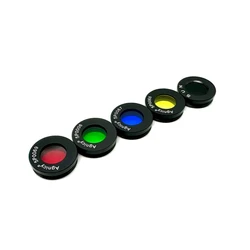 Datyson 0.965 Inch Black Red Yellow Green Blue Astronomical Telescope Accessories Sun / Moon / Nebula Filter 5P0057+