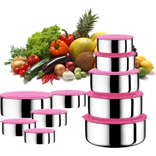 Tcb Stainless Steel Storage Container 10 Piece