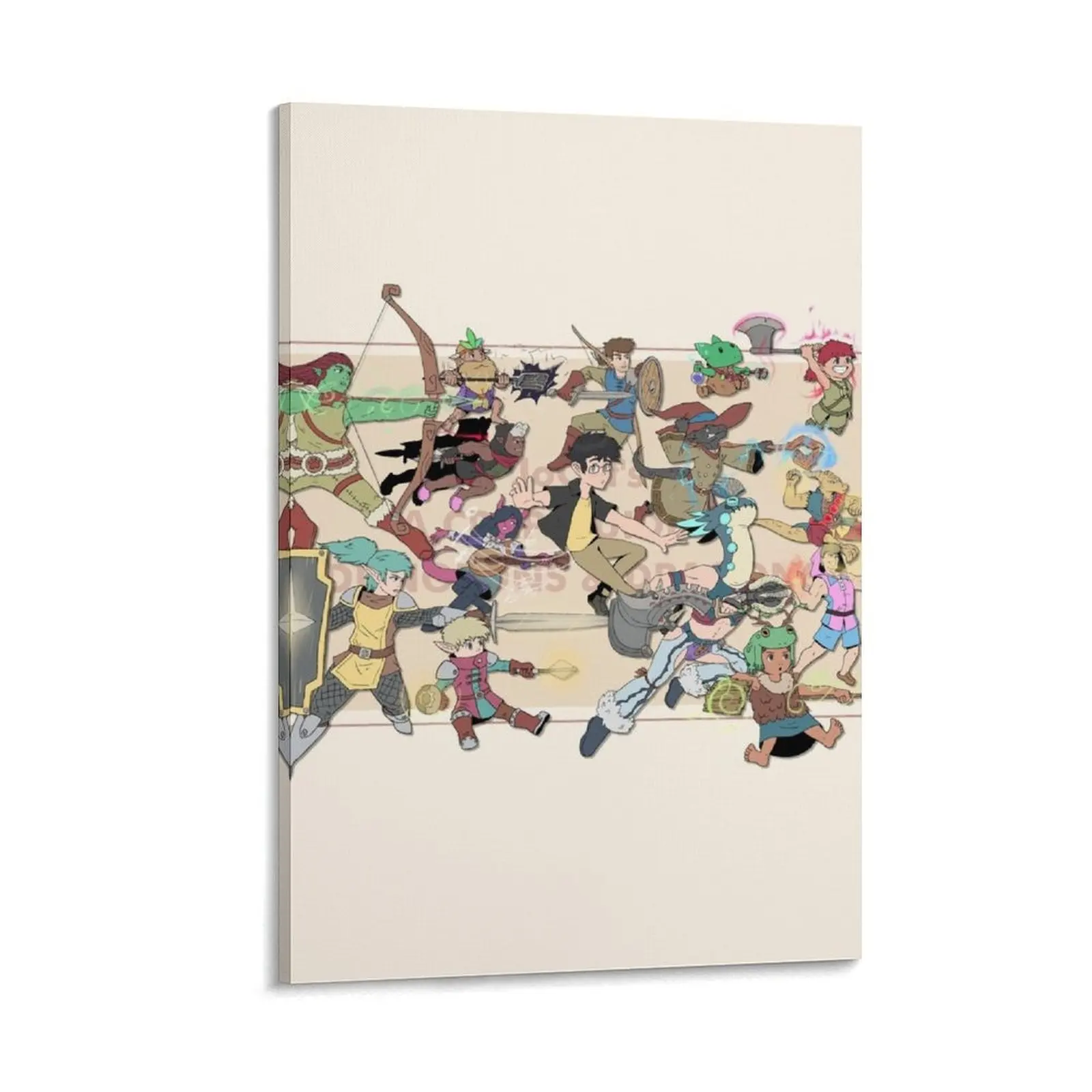 

JoCat - A Crap Guide to D&D Poster Canvas Painting poster aesthetic japanese room decor room decoration accessories