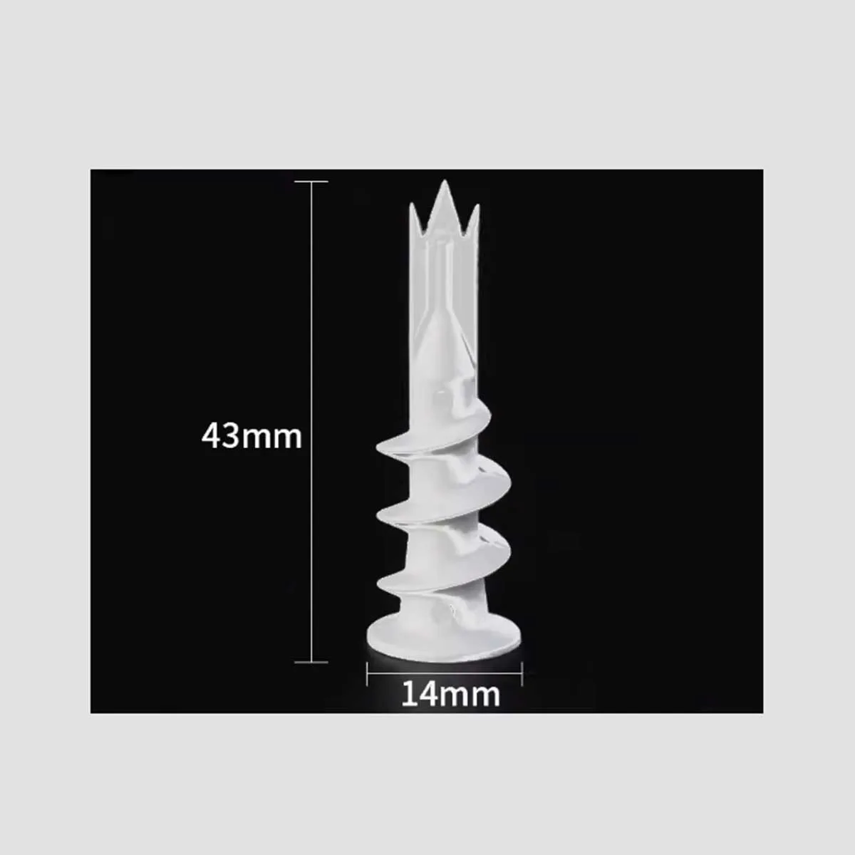 Nylon Gypsum Board Expansion Screw Screw In Type/Curtain Specific