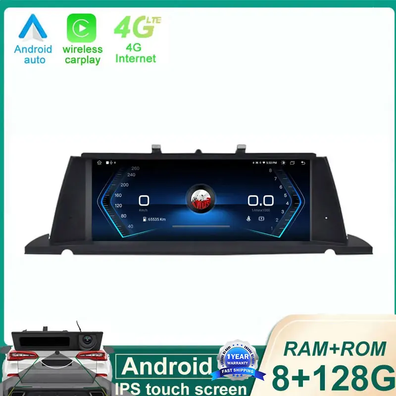 10.25'' Android 14 Touch Screen For BMW GT F07 2009-2018 Car Accessories Carplay Monitor Multimedia Player Speacker Stereo Radio