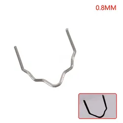 100 Uds 0,6/0,8mm grapas de grapadora caliente 304 clavos de pistola de soldar de acero inoxidable para soldadura de plástico reparación de parachoques de coche