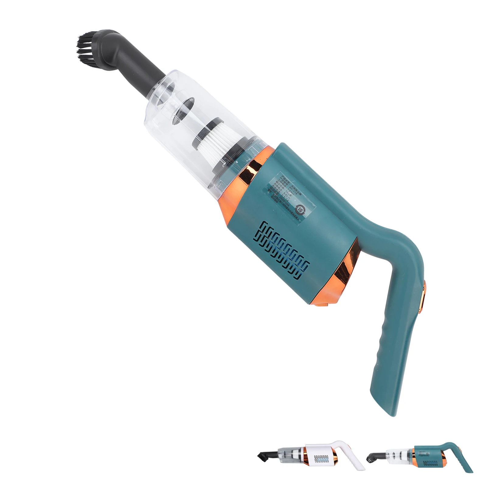 무선 자동차 진공 청소기 목적 진공 청소기 편안한 그립 대용량 강력한 흡입 가정용 USB 충전