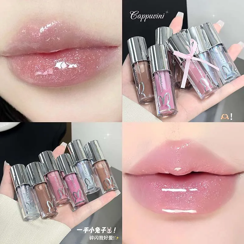 

Bunny Planet Shiny Lip Gloss Mirror Watery Glass Finish Hydrating for Student Affordable Chinese Micro Shimmer Lip Gloss