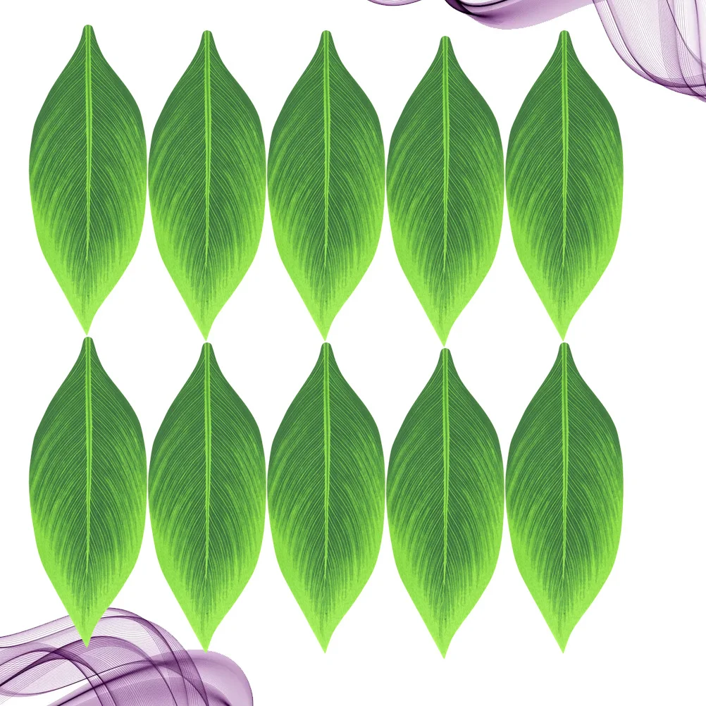 

36Pcs Hawaiian Beach Theme Artificial Tropical Leaves Simulation Hula Skirt Leaf Party Decor DIY Home Office Bedding Table Wall