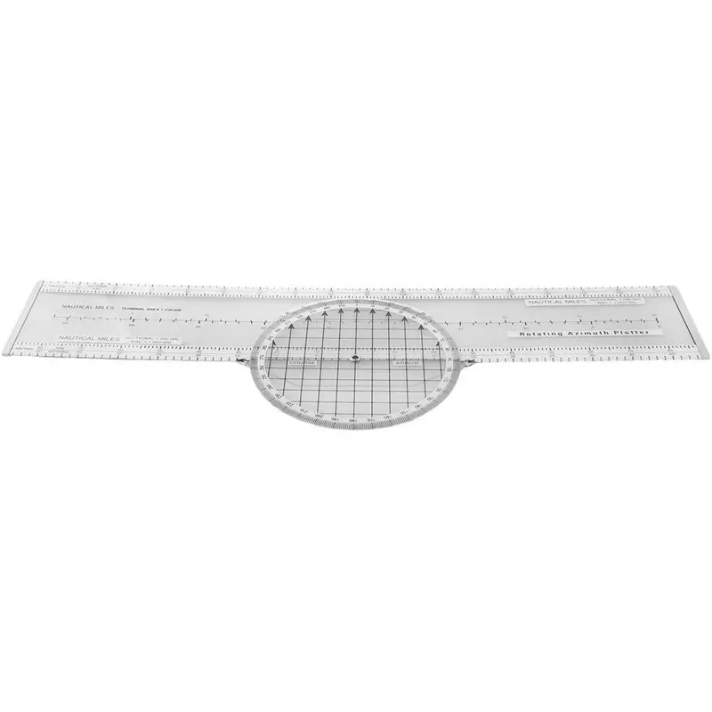Fine Workmanship ABS 360-Degree Rotating Aviation Flight Navigation Plotter Slide Rule For Pilot Training
