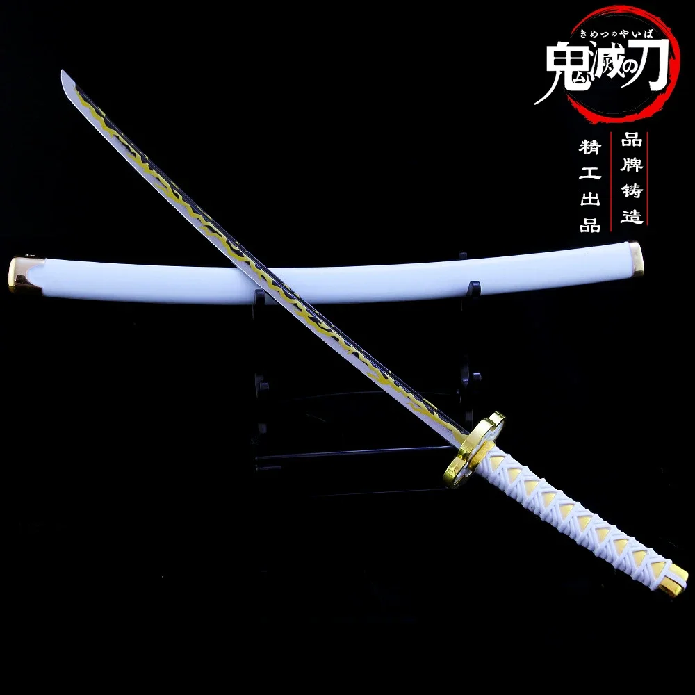 

Demon Slayer Katana Sword Agatsuma Zenitsu Nichirin Blade 25cm Anime Peripheral Sword Model Metal Blade Weapon Gifts Toys Boys