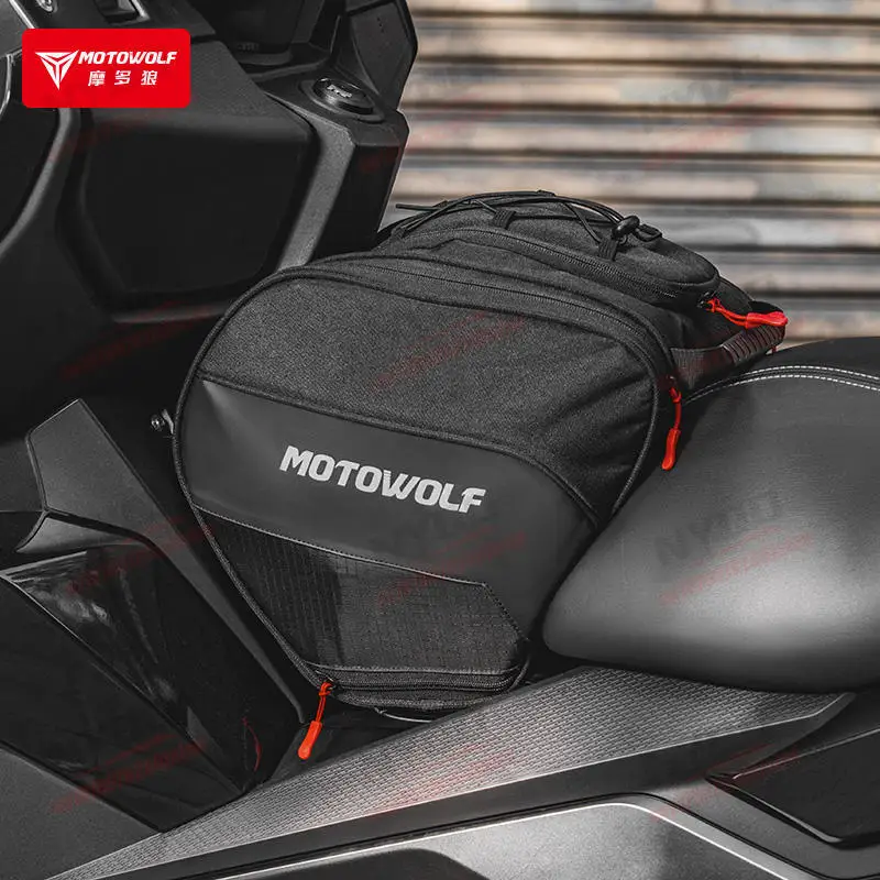 MOTOWOLF Motorcycle Men's Special Fuel Tank Bag Waterproof Durable Large Capacity Motorcycle Travel Scooter Rider Riding Bag view 2