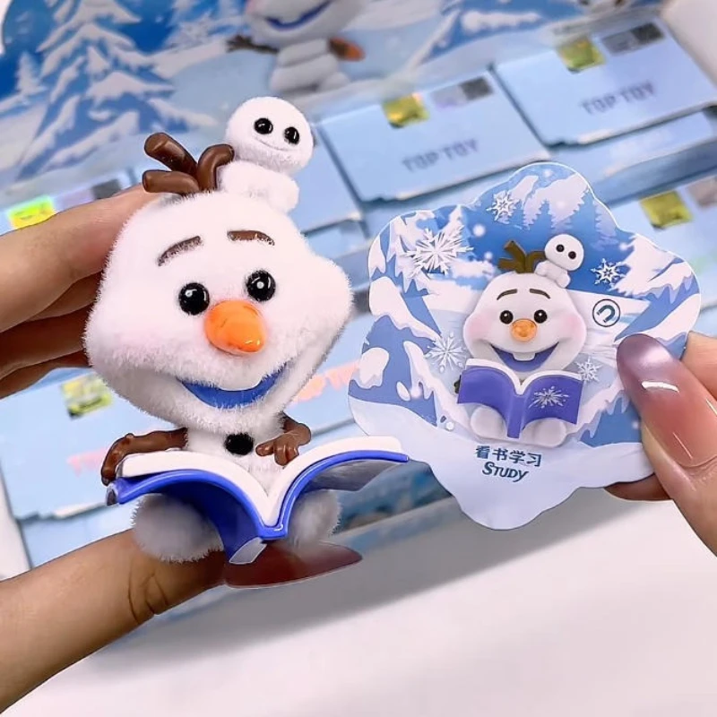 

TOPTOY FROZEN MISCHIEVOUS OLAF Series Blind Box Mystery Desktop Ornament Trendy Toy Surprise Figure Doll Cute Pendant Decor Gift