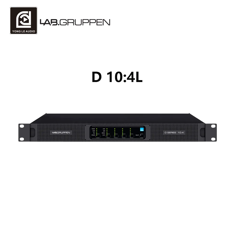 Merlaud Class D Power Amplifier AMN50X4 Metal AC Powered Outdoor Concert PA System