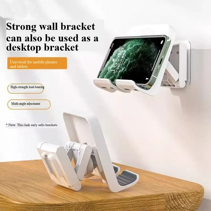 

Wall Holder Bathroom Toilet Kitchen Desktop Detachable Shelf Organizer for Bathrooms And Kitchens Desktop phone holder
