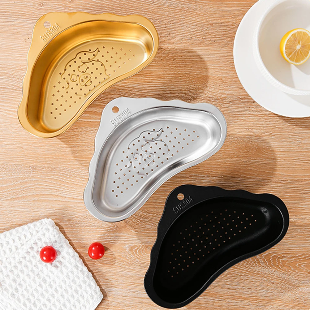 

Durable Stainless Steel Kitchen Sink Drain Basket Storage Basket for Food Scraps Vegetable Fruit Filter Convenient Multi-Purpose