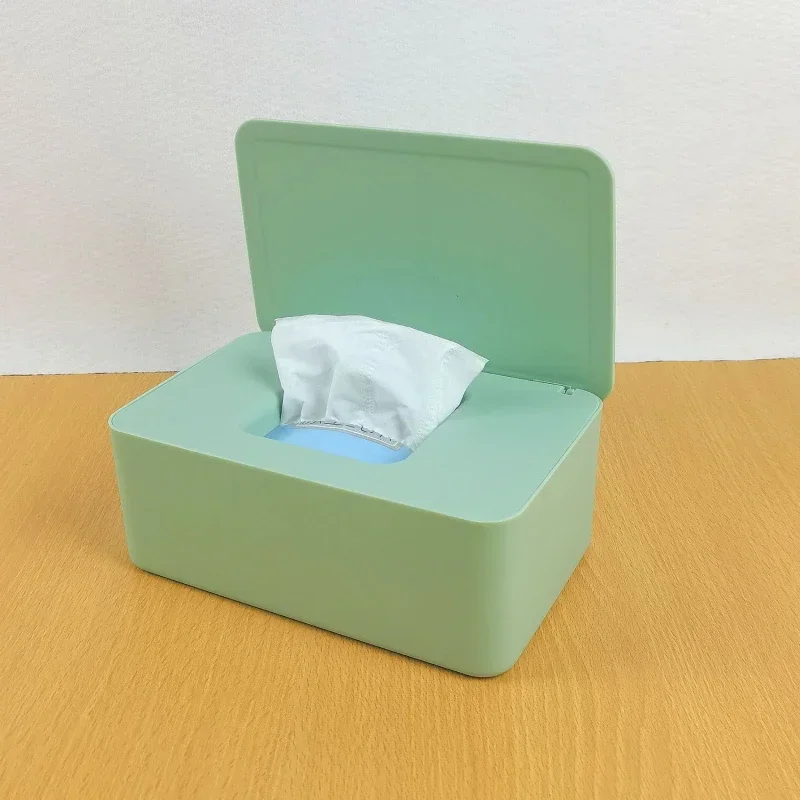 New Plastic Tissue Box Wet Tissue Holder Cover Wipes Paper Tissue Paper Storage Box Paper Towel Dispenser Home Napkin Organizer