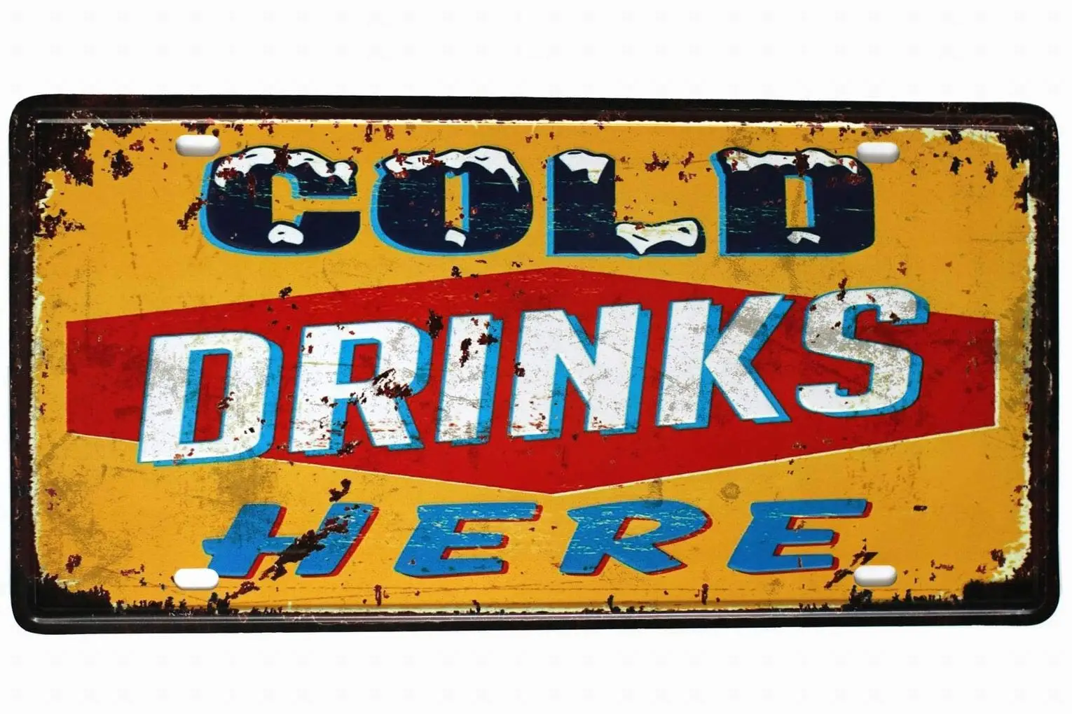 

HomDeo Tin Sign Vintage Retro 6x12 Metal Signs Home Bar Wall Decor Personalized