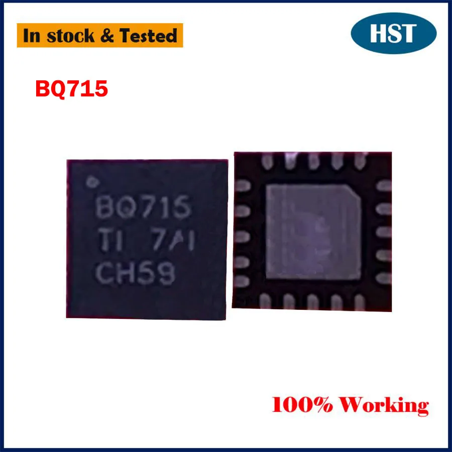 

8PCS/LOT New Original BQ715 BQ24715 BQ24715RGRR QFN Chip IC Chipset