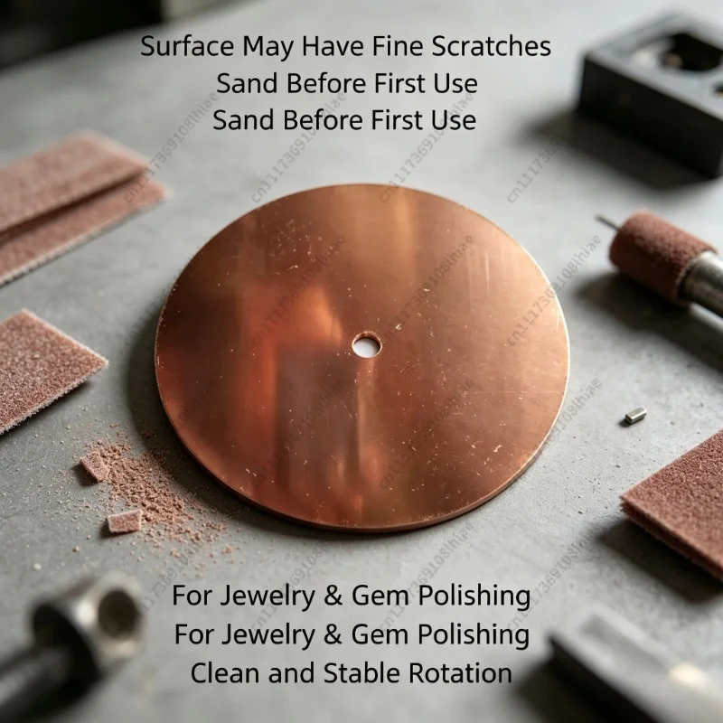 150mm 6 Inch Copper Laps Gems Polishing Copper Grinding Disc Stone Final Polish Disk 8 Inch 200mm