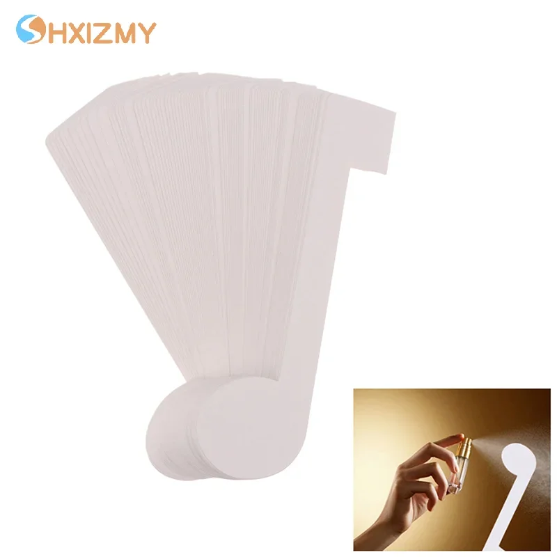 100Pcs Note Shape Tape Aromatherapy Fragrance Perfume Essential Oils Test Tester Paper Strips Outfit Scented Diffuse Sticks