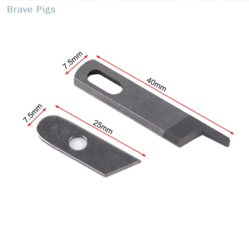 Singer 14U Lower Knife Overlock Machine Upper Lower Knives Blades #412585 550449