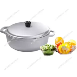 Small aluminum pot, aluminum alloy soup pot, small, thickened gas saucepan,  pilaf pot outdoor