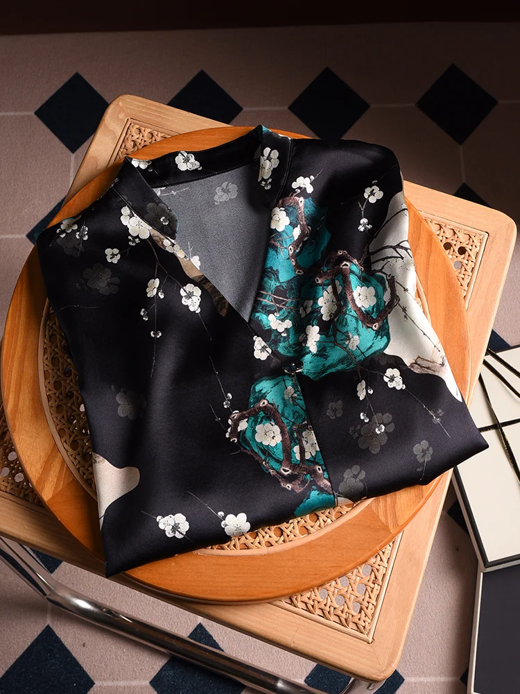 chemise-elegante-en-soie-imprimee-pour-femmes-nouveau-style-d'ete-col-en-v-manches-courtes-decontractee-pour-la-maison-confortable-et-legere