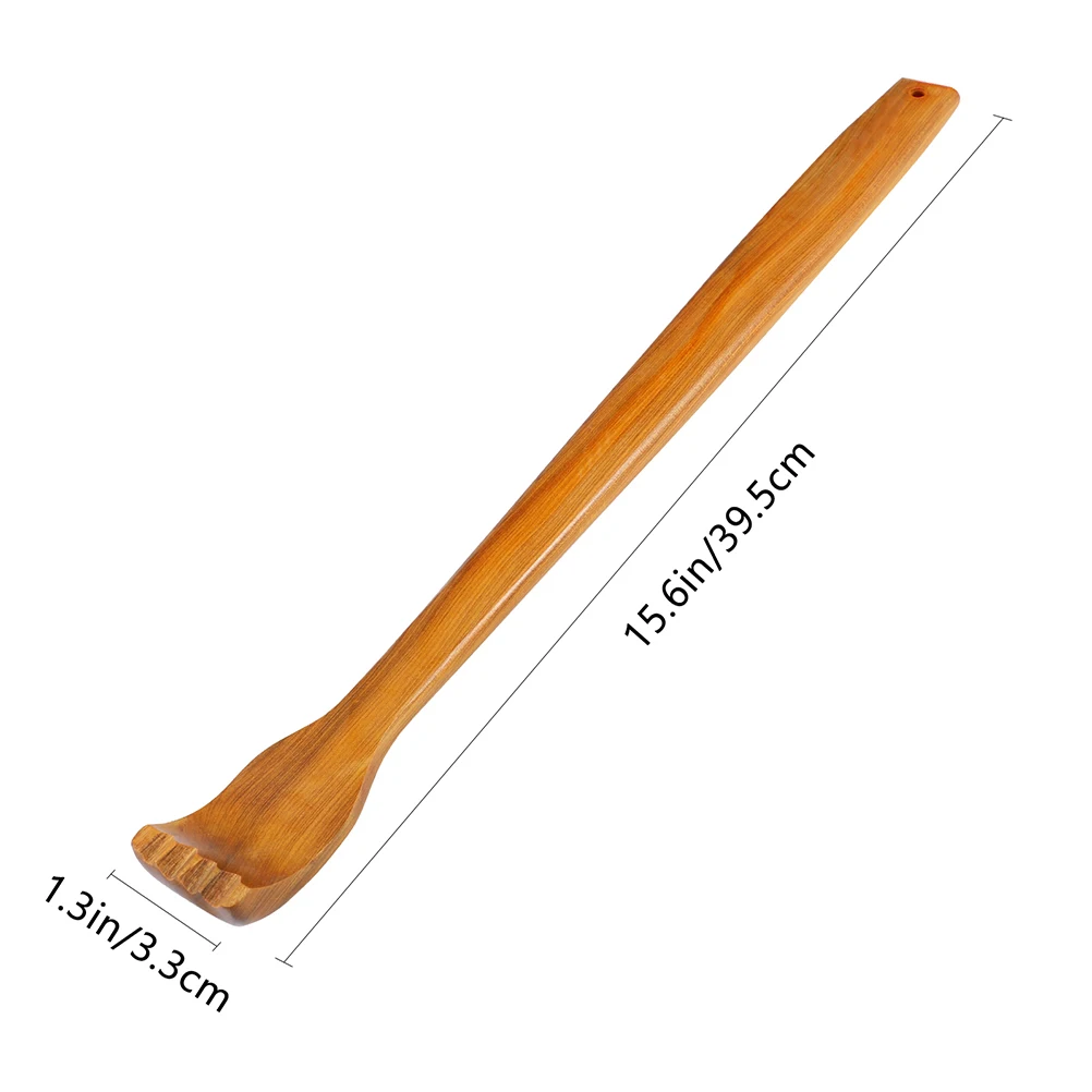 2pcs Long Handle Wooden Back Scratcher Massager Back Scratching Rake Household Wooden Body Massage Health Products