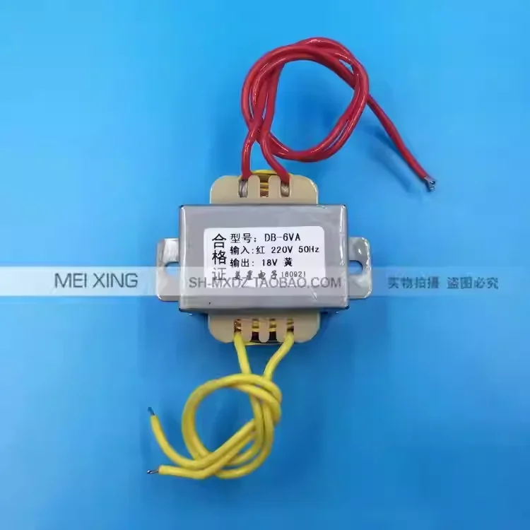 

Power Transformer EI4125 DB-6VA 6W 220V to 18V 0.3A AC18V Isolation Copper