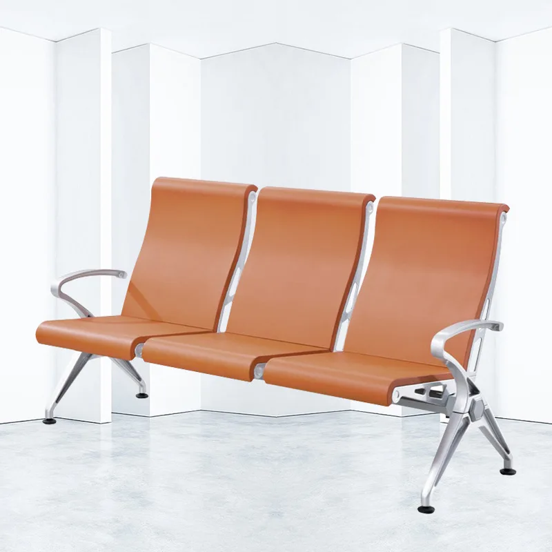 كرسي صف من مادة البولي يوريثين مكون من ثلاثة أشخاص وأربعة أشخاص في انتظار البنك ومحطة انتظار المستشفى كرسي راحة للمرضى الخارجي #1
