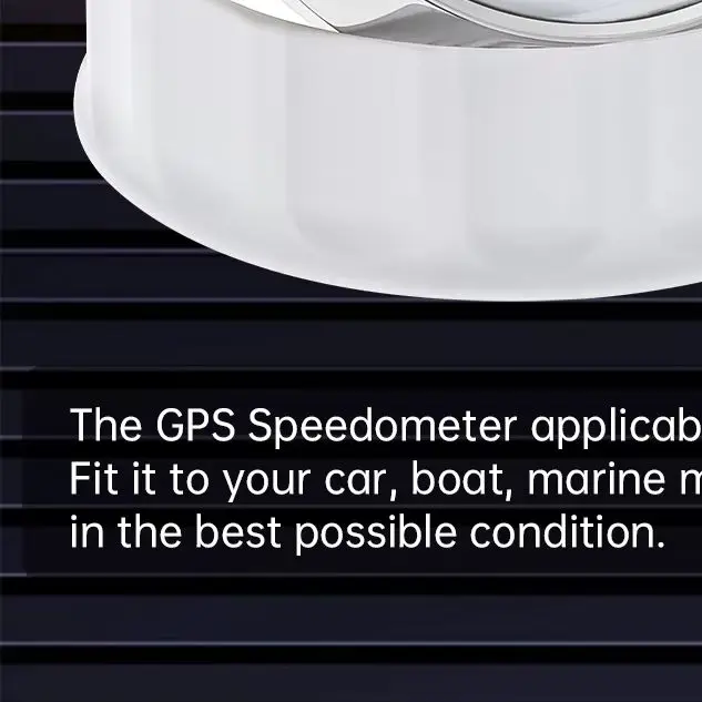 

4 in 1 Car Gauge 85MM GPS Speed Gauge with Kmh/mph Odometer COG Trip Total Mileage Antenna for Car Boat Marine 12/24V