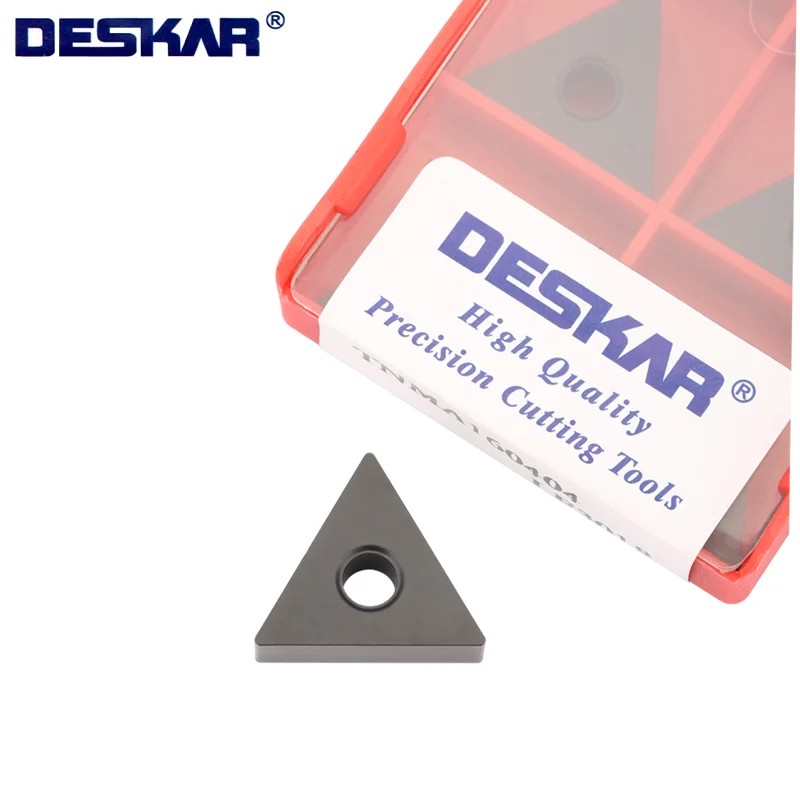 

deskar inserts TNMG160404 TNMG160408 TNMG160412 TNMG LF3018 IRON Carbide Inserts Blade Cutter CNC Lathe External Turning Tool