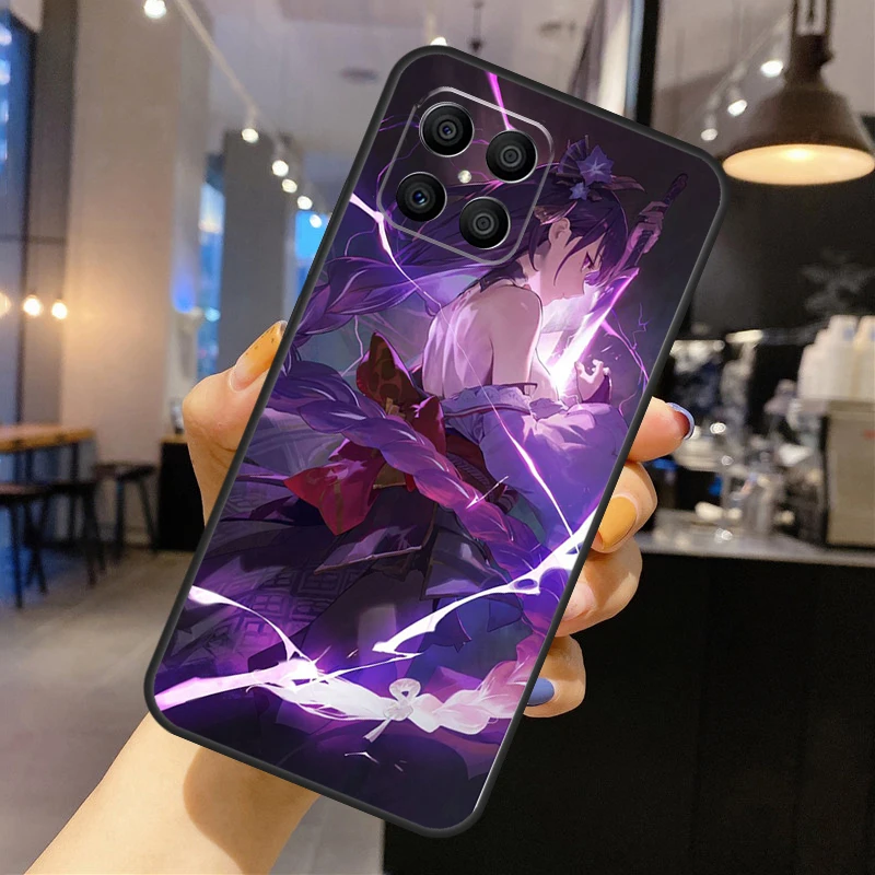 Genshin Tác Động Ốp Lưng Điện Thoại Huawei P50 P40 P30 P20 Lite Pro Nova 5T P Thông Minh 2021 Danh Dự X8 x7 X9 50 Ốp Lưng