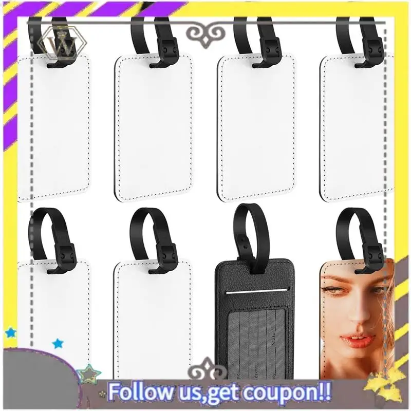 

New Sublimation Luggage Tags Blank Suitcase Tags Travel ID Tags Heat Transfer Bag Tags Business ID Card Holder