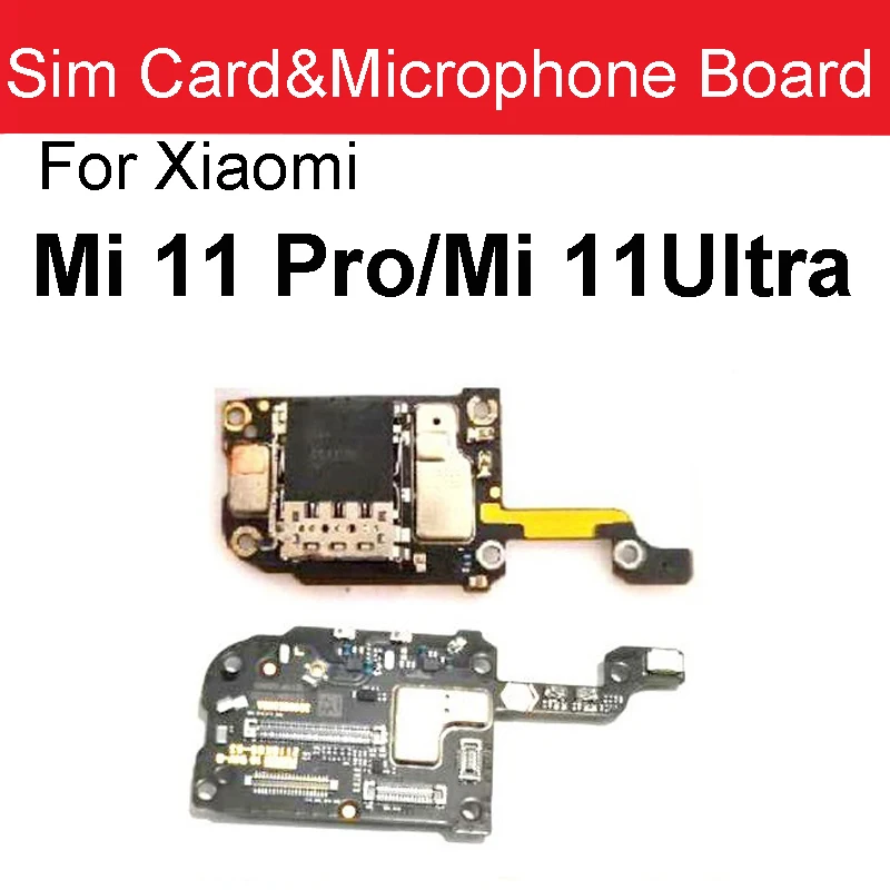 Usb Charger Jack Board With phone&Sim Card For Xiaomi Mi 11 11T 11X Pro Mi 11 Lite Mi 11 Ultra Mi 11i Charging Dock Board