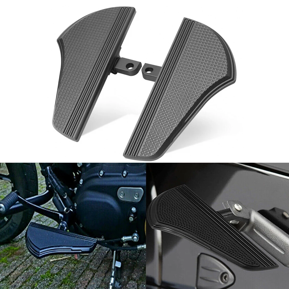 

Motorcycle Rear Passenger Floorboards Foot Pegs Pedal Footrest for Harley Touring Electra Road Glide King