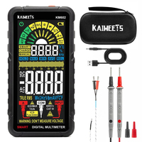 KAIWEETS KM602 Digital Multimeter 6000 Counts True-RMS Meter Smart/Manual Mode 1200mAh Rechargeable Battery Flashlight Auto-Lock