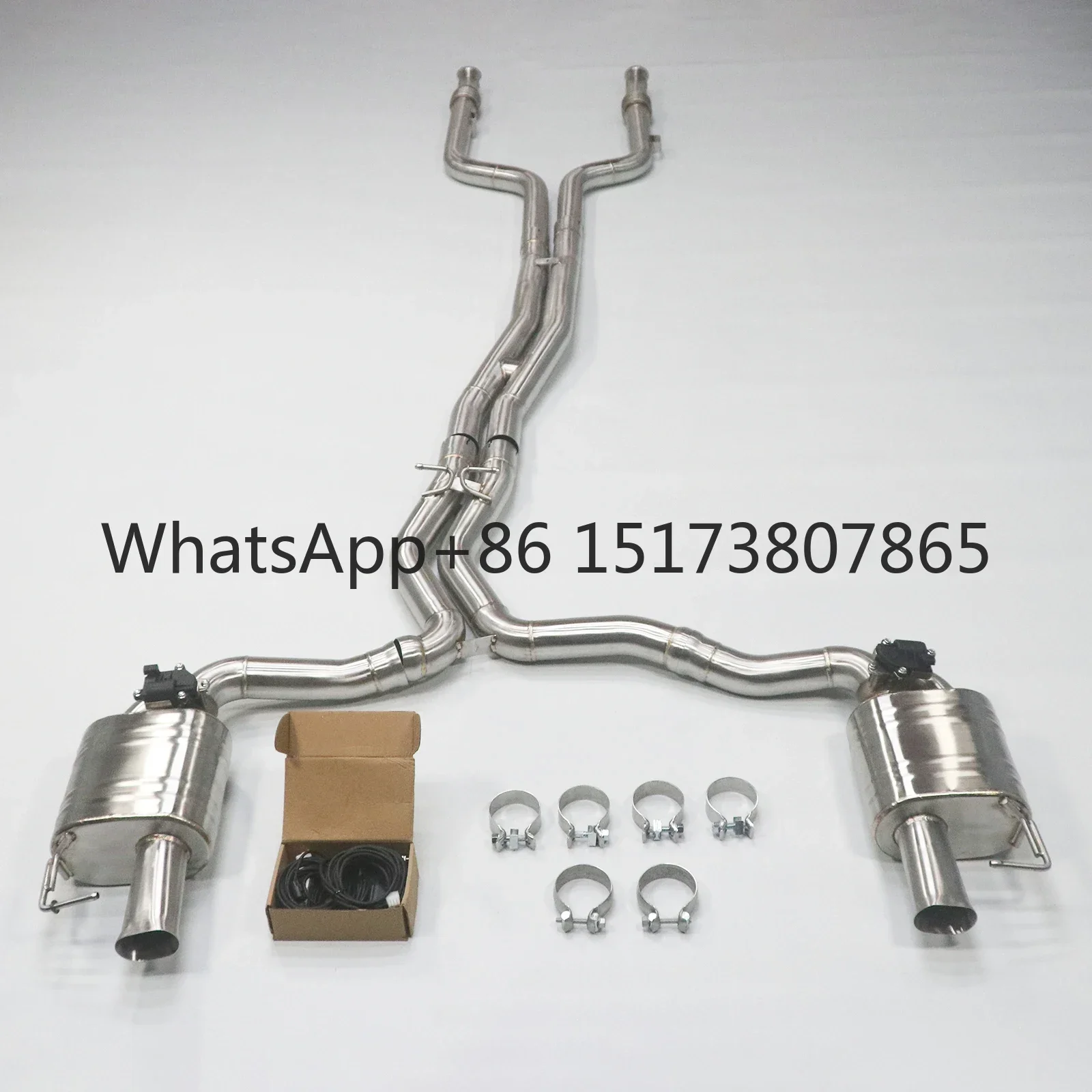 

Индивидуальный титановый выхлопной Catback Valvetronic для Benz AMG C43 W205 3.0T 2015-2020, высокопроизводительная система клапанов глушителя