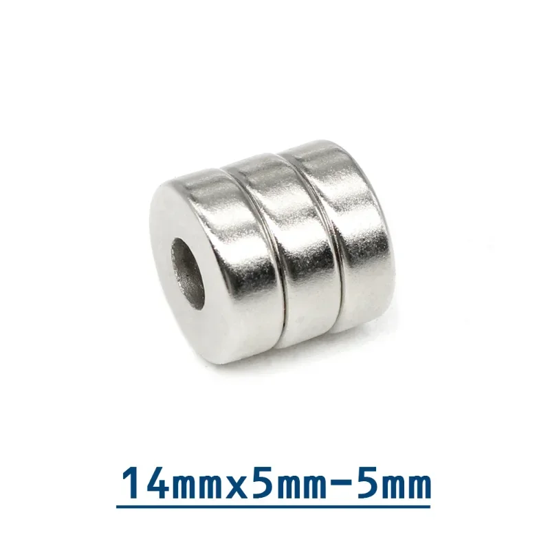 5/10/20/30/50/100PCS 14x5-5Disc Strong Powerful Magnets 14*5 Hole 5mm Countersunk Round Neodymium Magnet 14x5-5mm 14*5-5